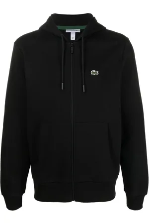 Lacoste Hoodie zippé à logo appliqué