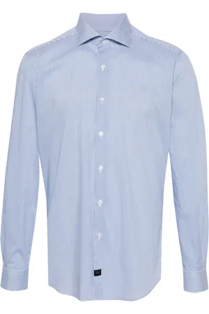 FAY Chemise en popeline à rayures