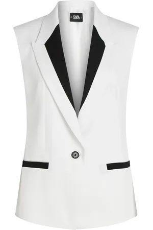 Karl Lagerfeld Gilet à revers contrastants