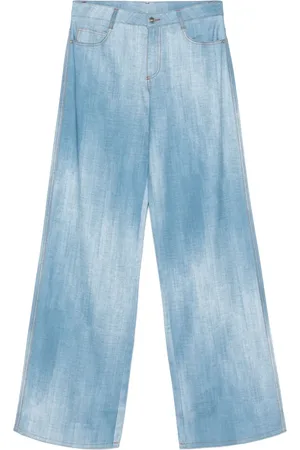 ERMANNO SCERVINO Pantalon à imprimé jean
