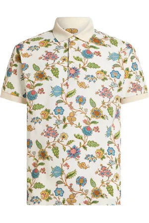 Etro Polo à fleurs imprimées