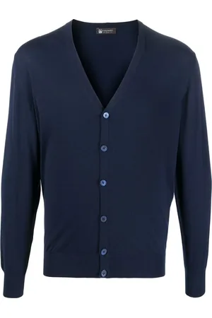 COLOMBO Cardigan en maille à boutonnière