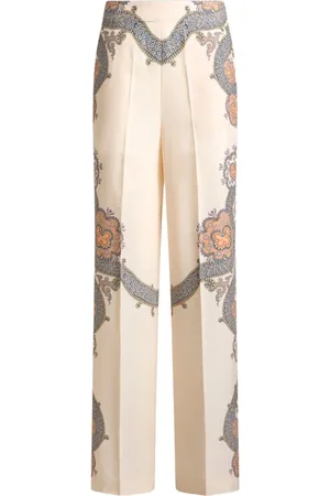Etro Pantalon palazzo Year of Snake en soie