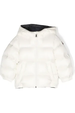Moncler Manteau matelassé à logo appliquée