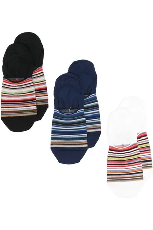 Paul Smith Lot de deux paires de chaussettes à rayures signature