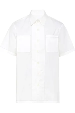 Prada Chemise à logo triangle