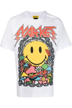 MARKET T-shirt en coton à imprimé graphique