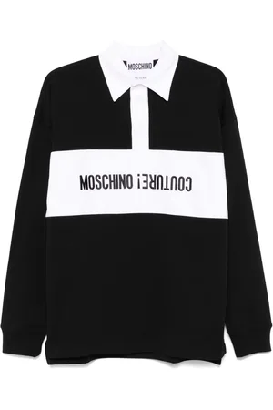 Moschino Polo à logo brodé