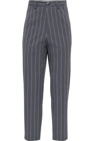 Brunello Cucinelli Pantalon à rayures
