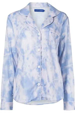 Desmond & Dempsey Pyjama à imprimé tie dye