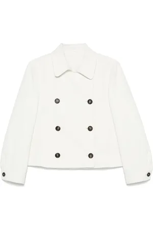 Brunello Cucinelli Veste à coupe crop