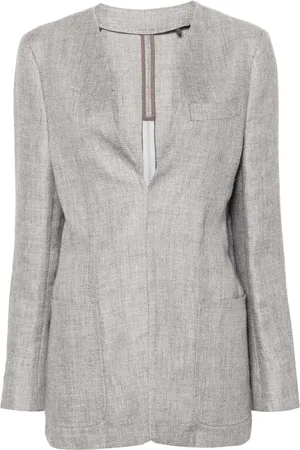 BETTTER X Zegna blazer sans col à col v
