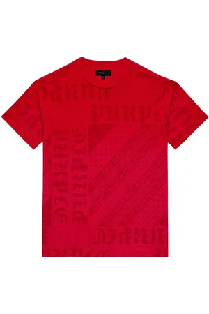 Purple Brand T-shirt en coton à logo imprimé