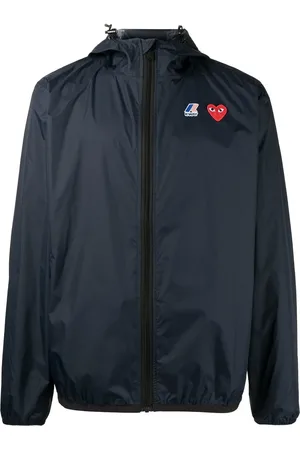 Comme des Garçons X K-Way veste zippée à capuche