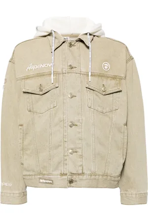 A Bathing Ape Veste à appliqué logo