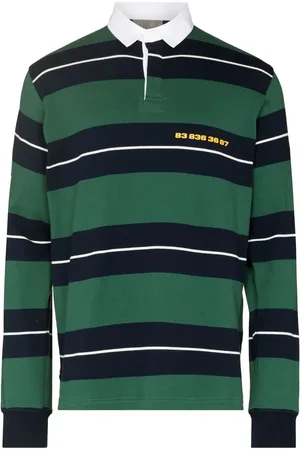 VTMNTS Polo rayé à imprimé graphique