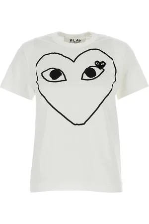 Comme des Garçons T-shirt à imprimé cœur