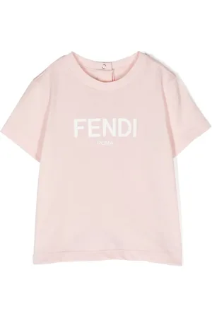 Fendi T-shirt en coton à logo imprimé