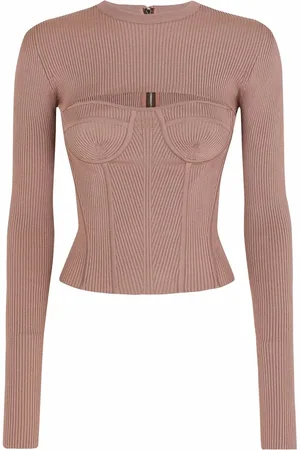 Dolce & Gabbana Pull-corset à découpes