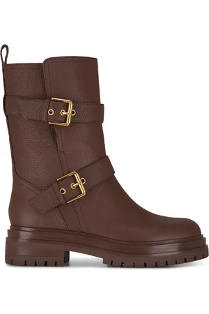 Gianvito Rossi Bottines en cuir à boucle