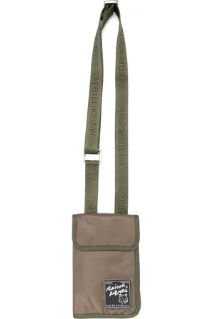 Maison Kitsuné Sac porté épaule à patch logo
