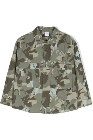 Aspesi Chemise à motif camouflage