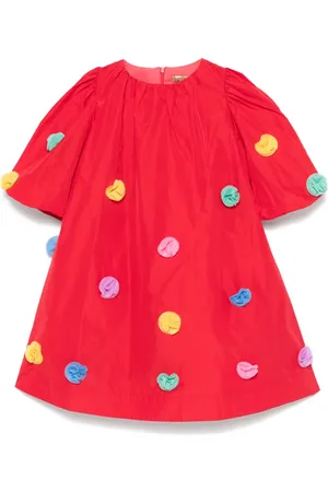 Stella McCartney Robe à fleurs en tulle