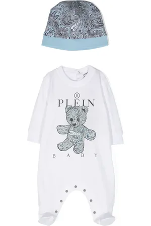 Philipp Plein Trousseau de naissance en coton à logo