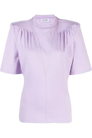 The Attico T-shirt en coton Jewel à découpes