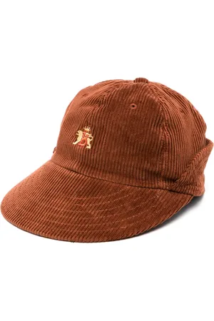 Baracuta Casquette en velours côtelé à logo brodé