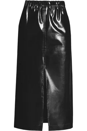 Maison Margiela Jupe mi-longue à détails de coutures
