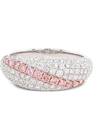 HYT Jewelry Bague en platine sertie de diamants