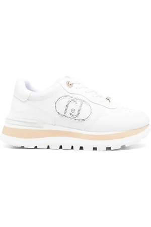 Liu Jo Baskets en cuir à logo embossé