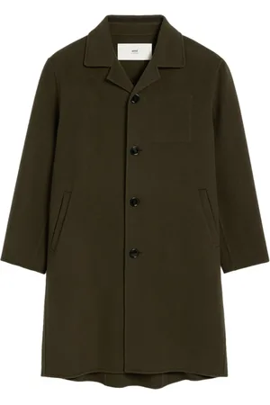 Ami Manteau en feutre à simple boutonnage