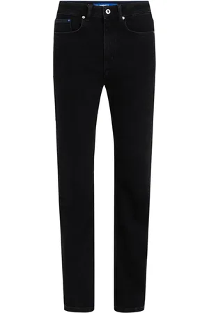 Karl Lagerfeld Jean droit à taille haute