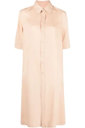 Jil Sander Robe-chemise à manches courtes