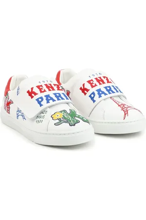 Kenzo Baskets à logo brodé