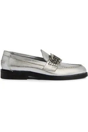Dsquared2 Mocassins Gothic à fini métallisé