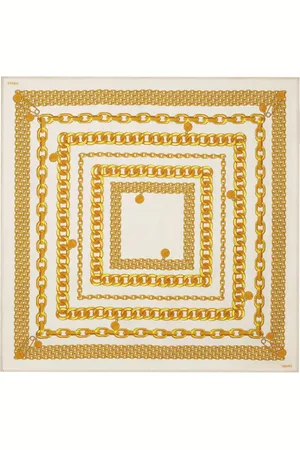 VERSACE Grand foulard Treasure en soie