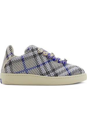 Burberry Baskets en maille Box à carreaux