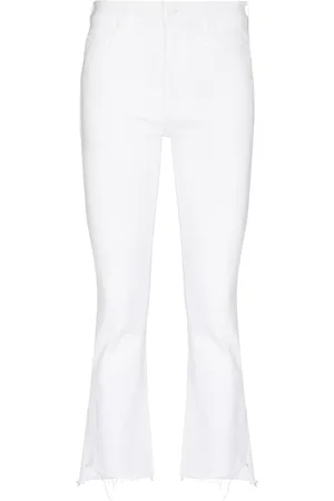 Mother Jean The Insider Crop Step Fray