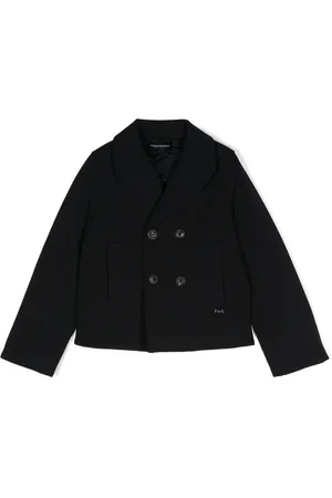 Emporio Armani Blazer boutonné à plaque logo