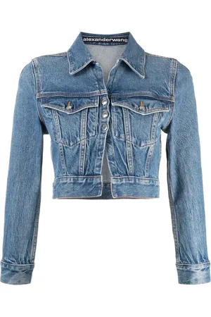 Alexander Wang Veste Shrunken en jean