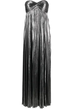 Retrofete Robe longue Zoa à plis