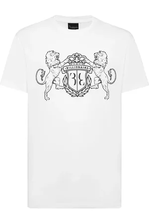 BILLIONAIRE T-shirt en coton à logo brodé