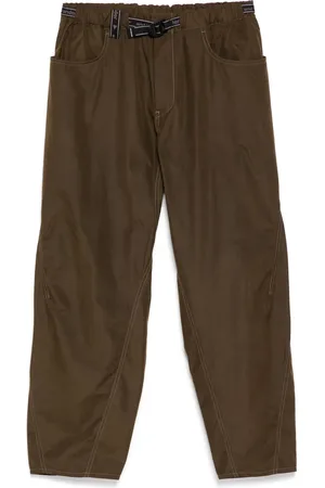 and wander Pantalon ample à taille haute
