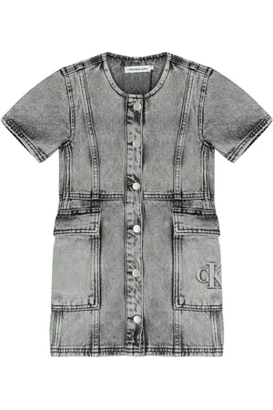 Calvin Klein Robe en jean à logo