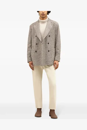 Boglioli Blazer à motif pied-de-poule