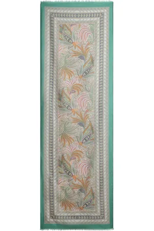 Etro Foulard en soie à imprimé cachemire