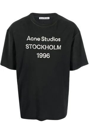 Acne Studios T-shirt à imprimé Logo Stockholm 1996
